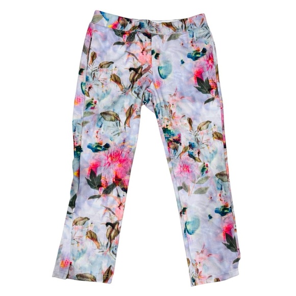 Pam & Gela floral jacket and track cropped pants set EUC - Picture 10 of 16